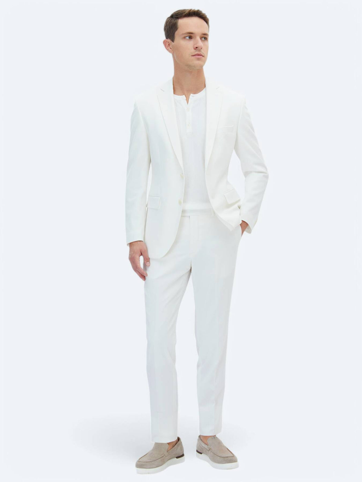 Schlichter Slim-Fit-Anzug