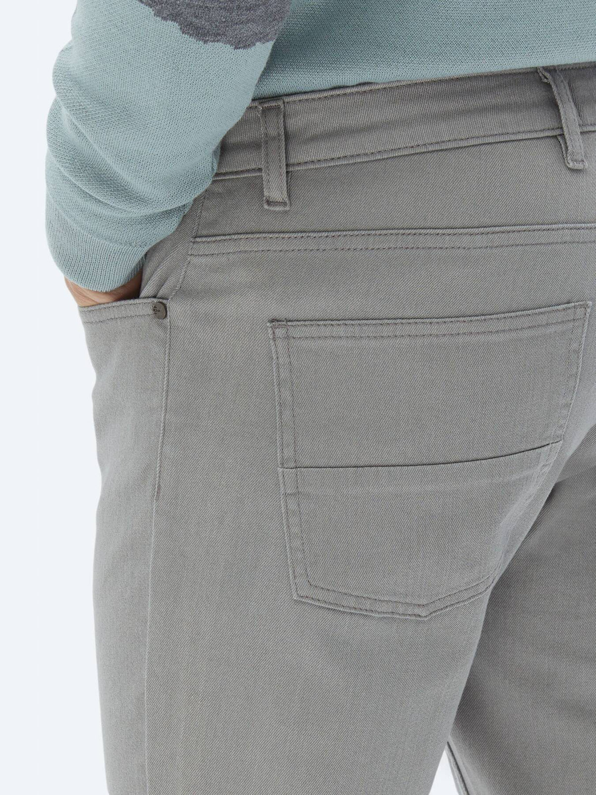 Slim-Fit-Hose aus Denim-Baumwollmischung