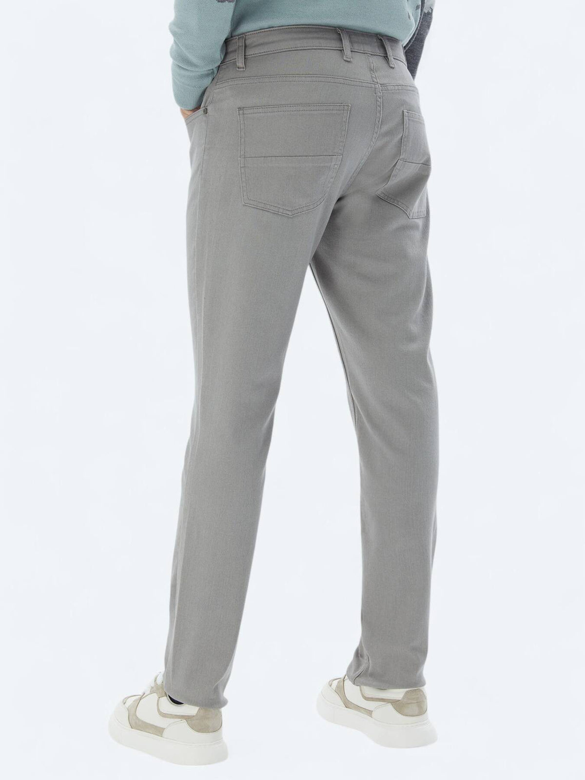 Slim-Fit-Hose aus Denim-Baumwollmischung