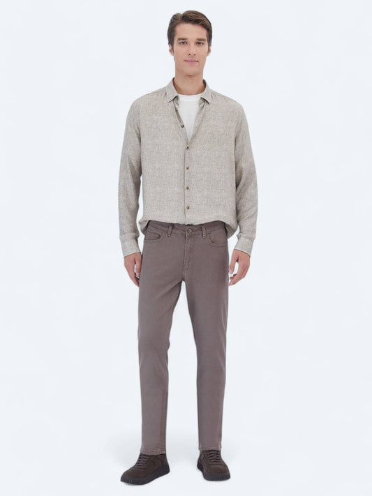 Slim Fit Baumwoll-Mix Jeanshose