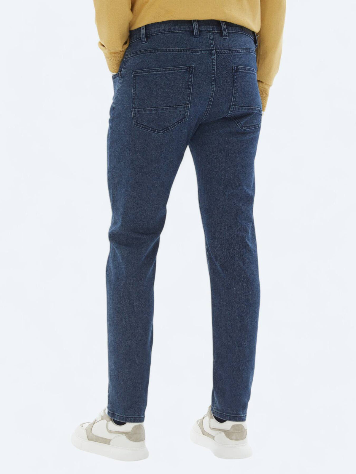 Slim-Fit-Hose aus Denim-Baumwollmischung