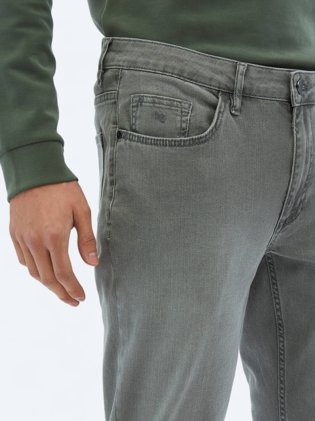 Slim Fit Baumwoll-Mix Jeanshose
