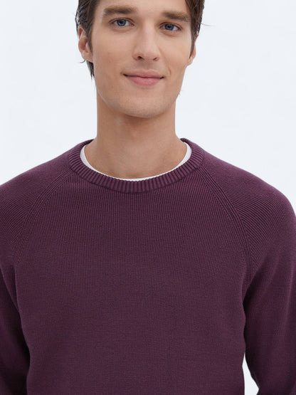 Fahrrad Halsmuster Strickpullover