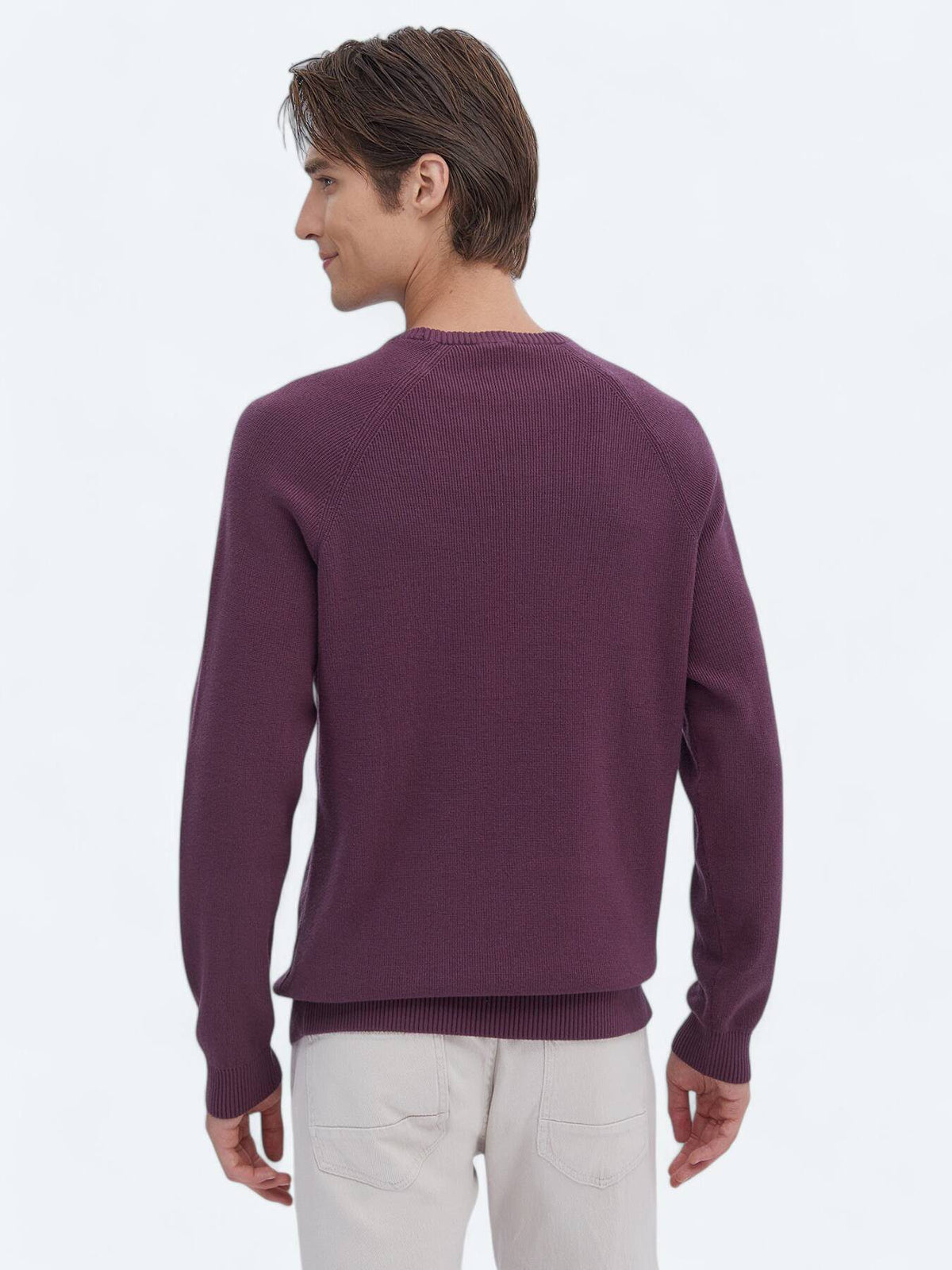 Fahrrad Halsmuster Strickpullover