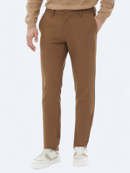 Gewebte Slim-Fit-Freizeithose
