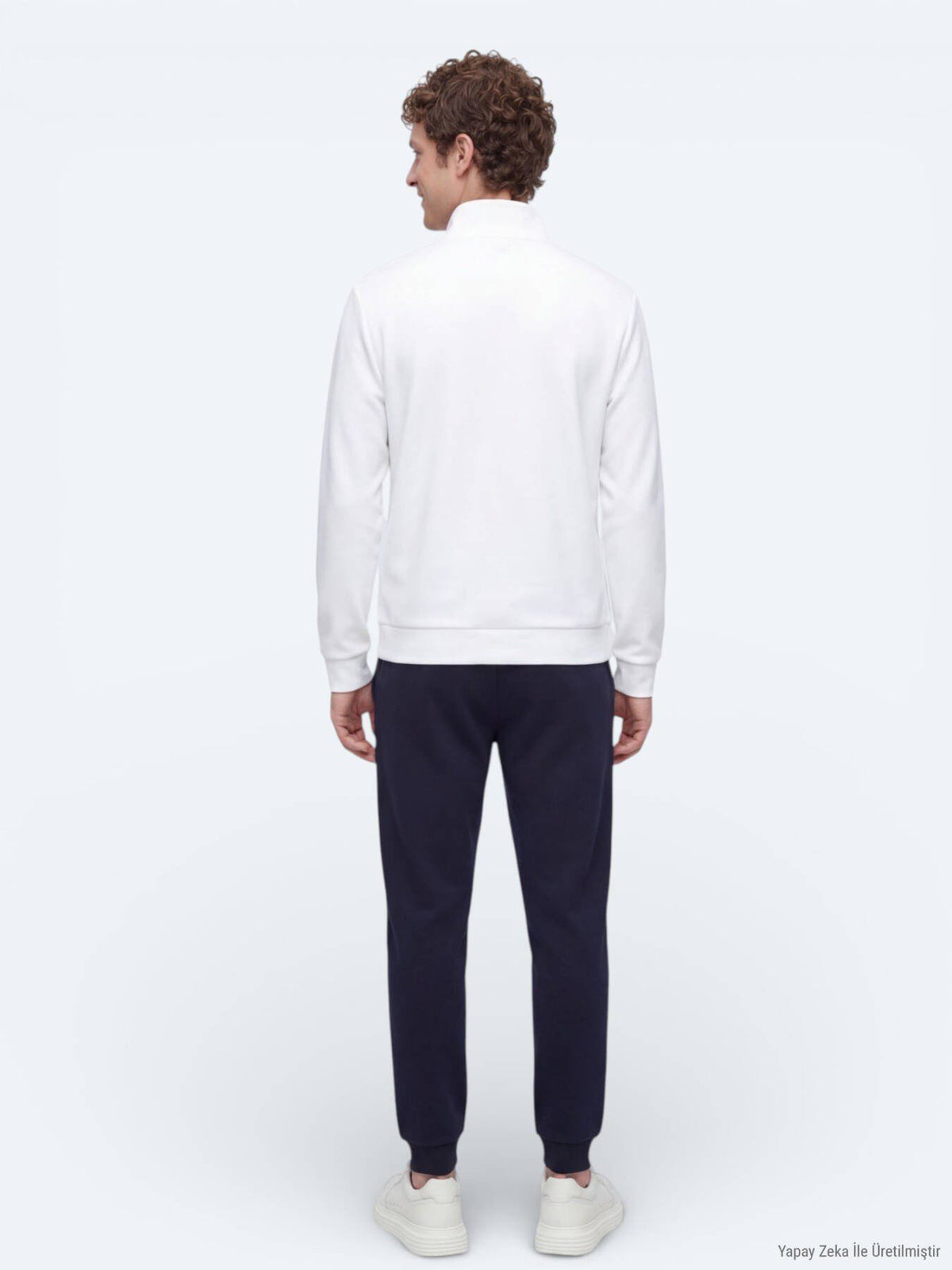Sweatshirt mit hohem Kragen