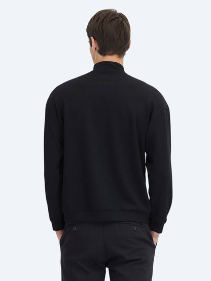 Sweatshirt mit hohem Kragen