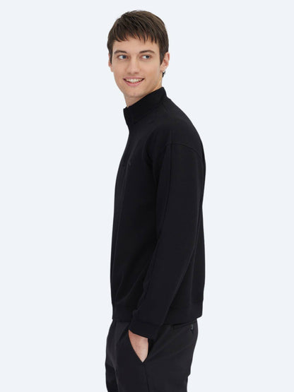 Sweatshirt mit hohem Kragen