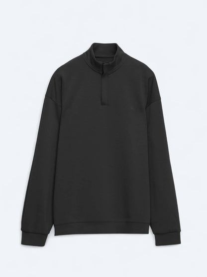 Sweatshirt mit hohem Kragen