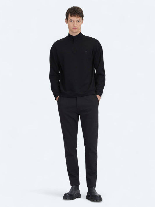 Sweatshirt mit hohem Kragen