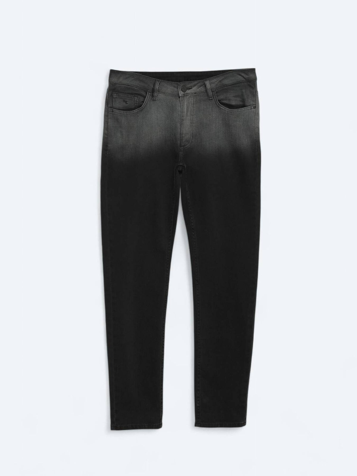 Slim-Fit-Hose aus Denim-Baumwollmischung