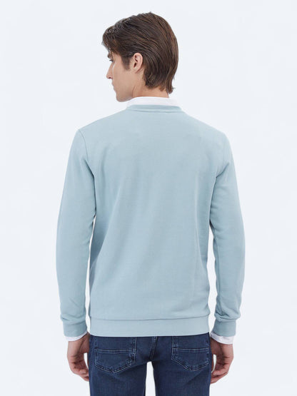 Bedrucktes Sweatshirt mit Rundhalsausschnitt
