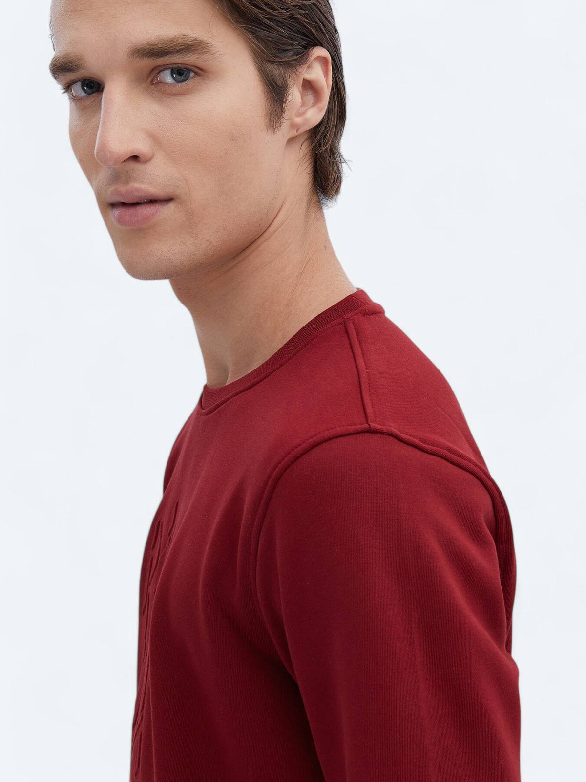 Bedrucktes Sweatshirt mit Rundhalsausschnitt