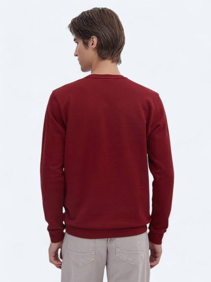 Bedrucktes Sweatshirt mit Rundhalsausschnitt