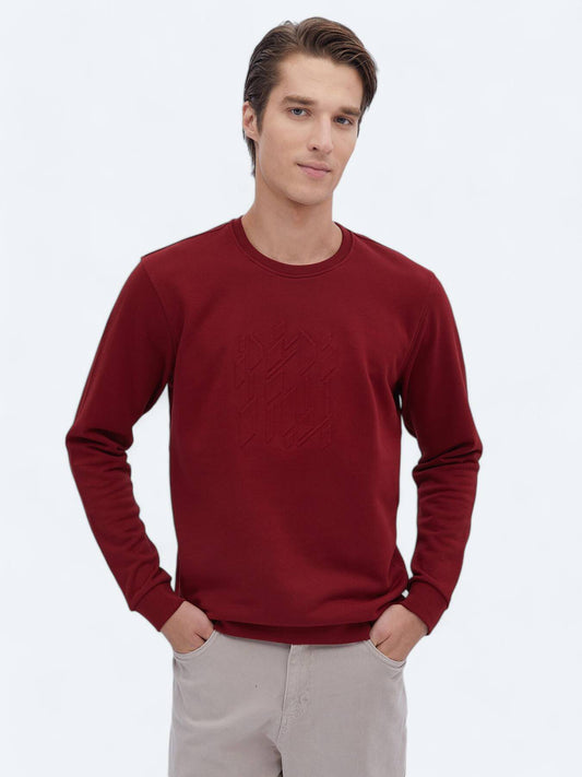 Bedrucktes Sweatshirt mit Rundhalsausschnitt
