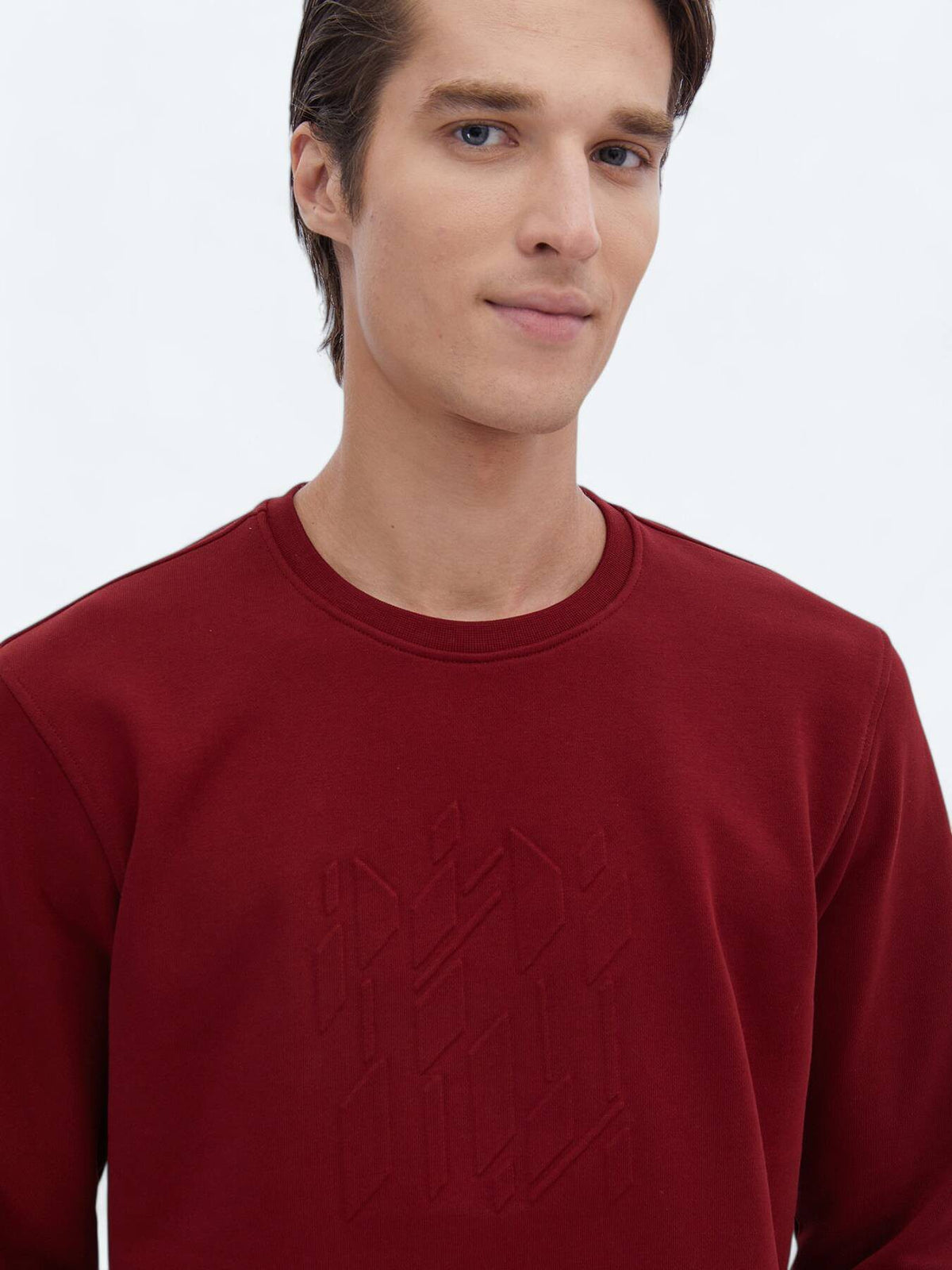 Bedrucktes Sweatshirt mit Rundhalsausschnitt