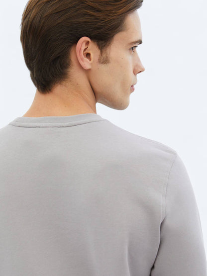 Bedrucktes Sweatshirt mit Rundhalsausschnitt