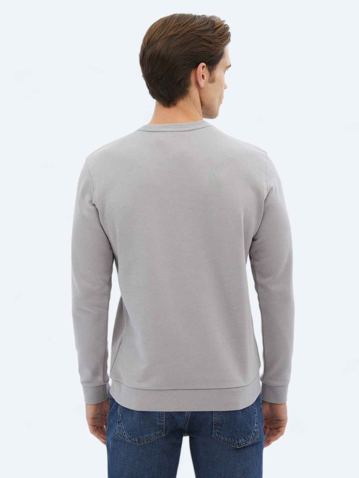 Bedrucktes Sweatshirt mit Rundhalsausschnitt