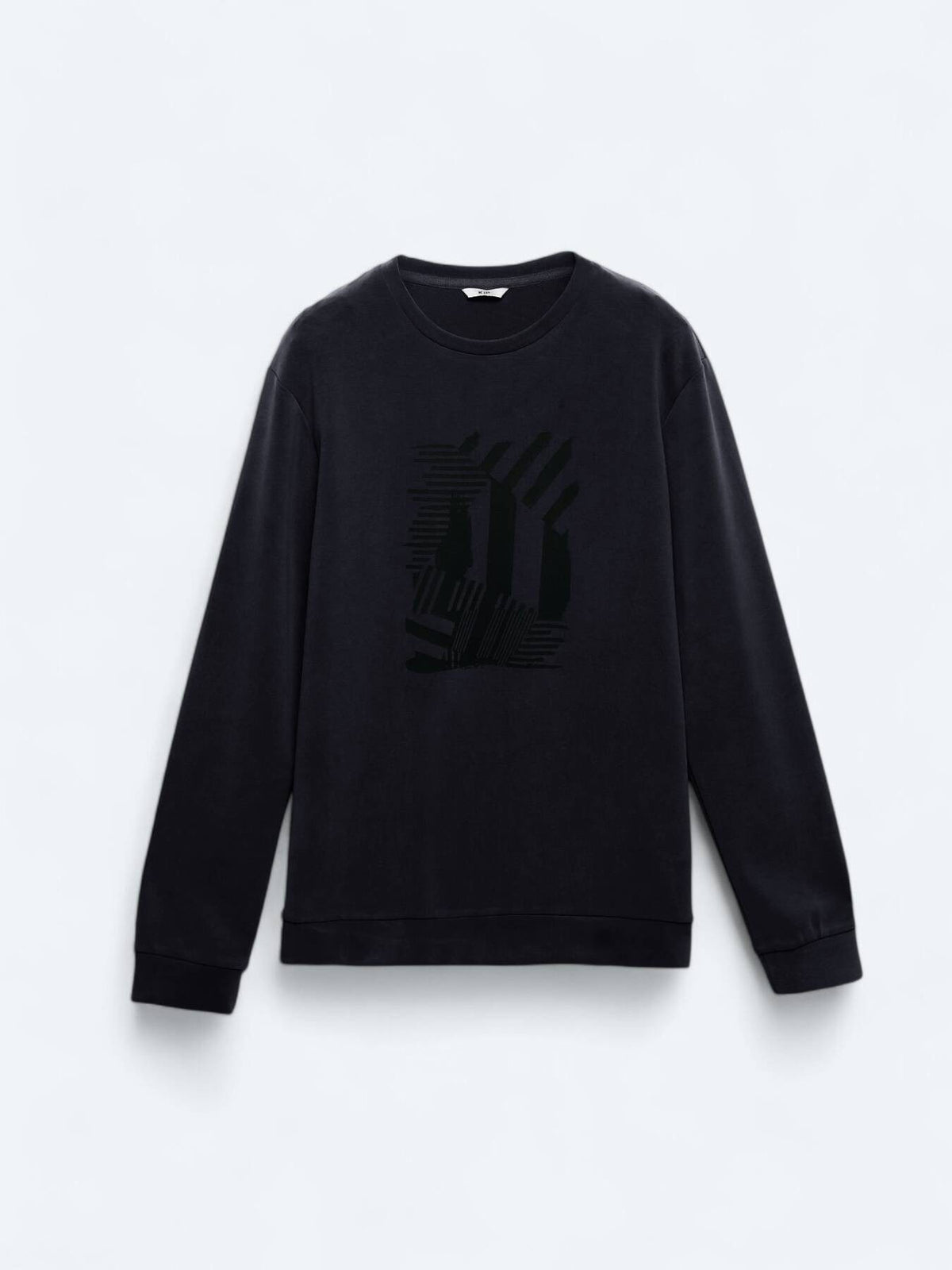 Bedrucktes Sweatshirt mit Rundhalsausschnitt