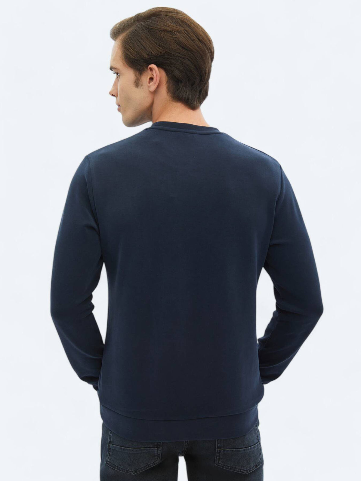 Bedrucktes Sweatshirt mit Rundhalsausschnitt