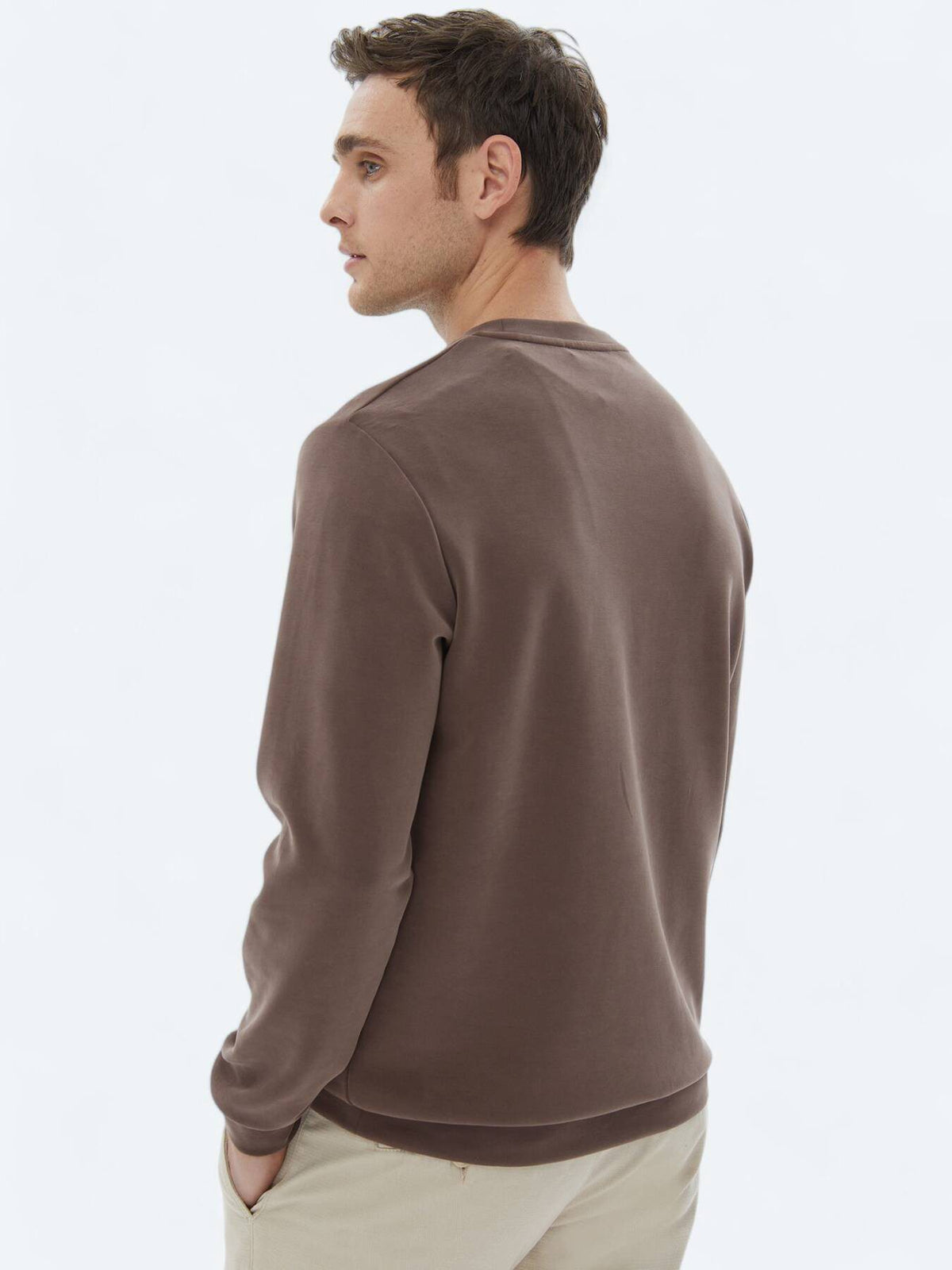Bedrucktes Sweatshirt mit Rundhalsausschnitt