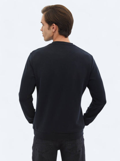 Bedrucktes Sweatshirt mit Rundhalsausschnitt