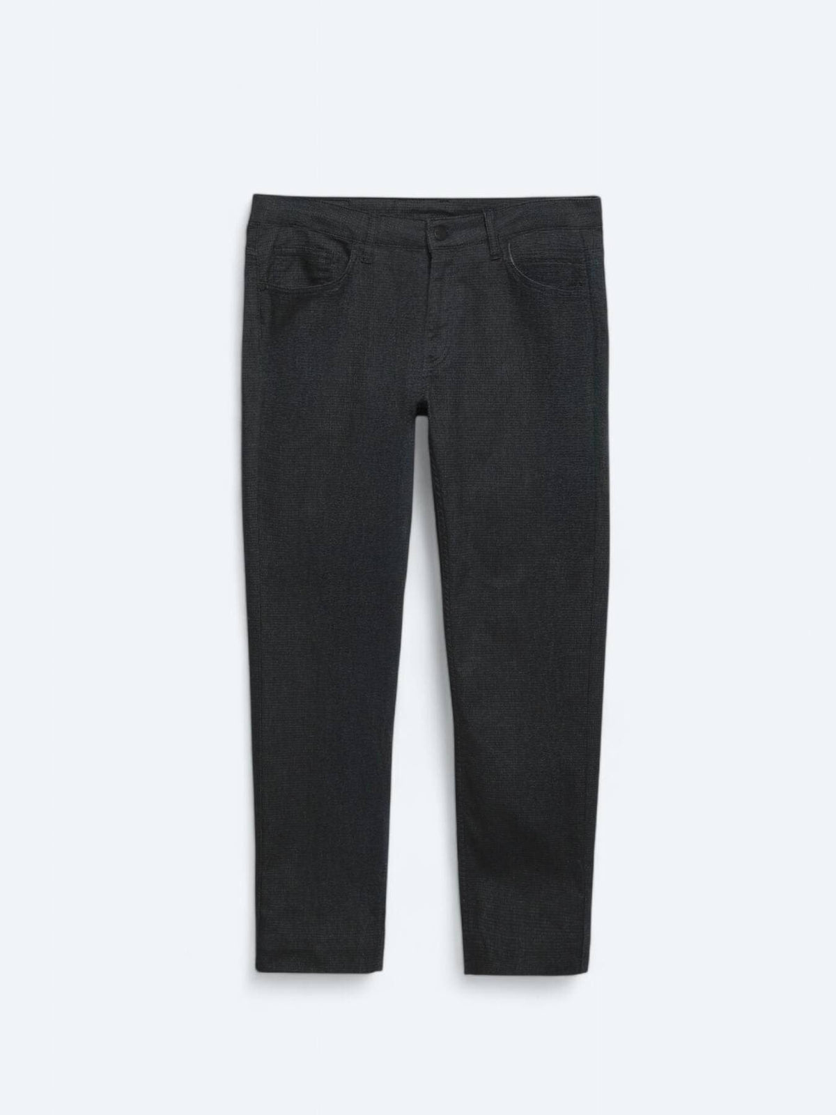 Lässige, gewebte Slim-Fit-Hose aus Baumwollmischung