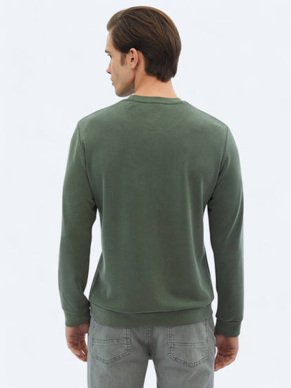 Bedrucktes Sweatshirt mit Rundhalsausschnitt