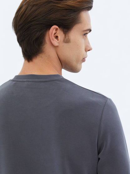 Bedrucktes Sweatshirt mit Rundhalsausschnitt