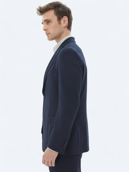 Gemusterter Modern-Fit-Anzug