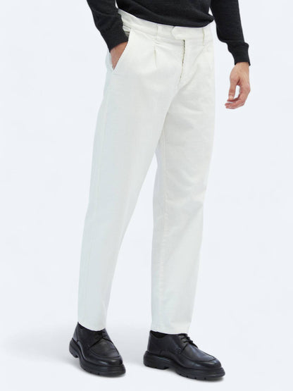 Gewebte Velours Freizeit Baumwollhose