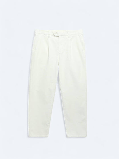 Gewebte Velours Freizeit Baumwollhose
