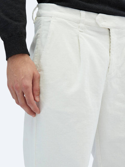 Gewebte Velours Freizeit Baumwollhose