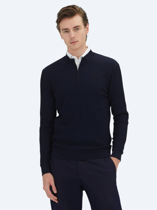 Gemusterter Strickpullover
