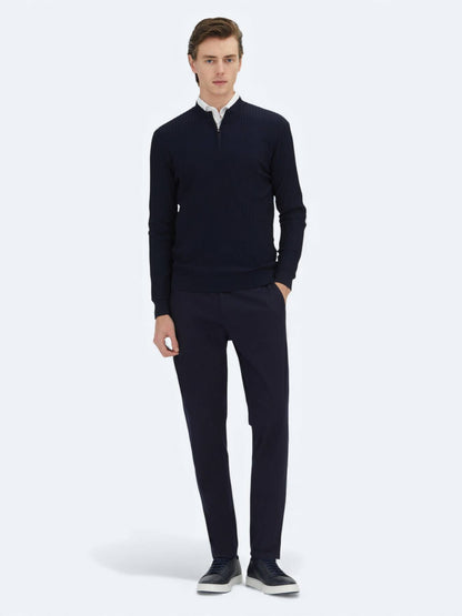 Gemusterter Strickpullover
