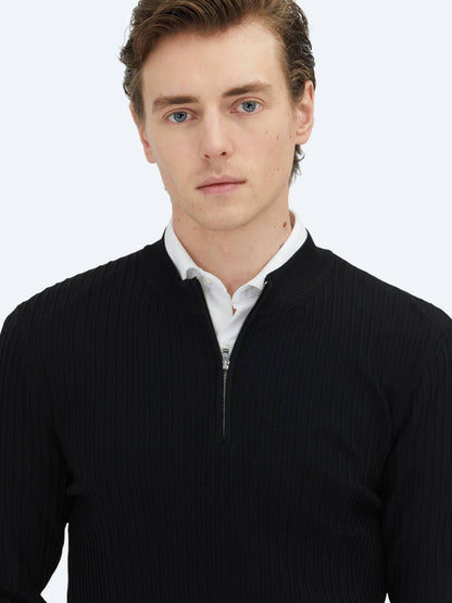 Gemusterter Strickpullover