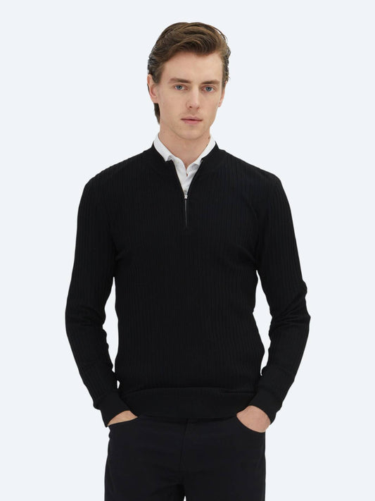 Gemusterter Strickpullover