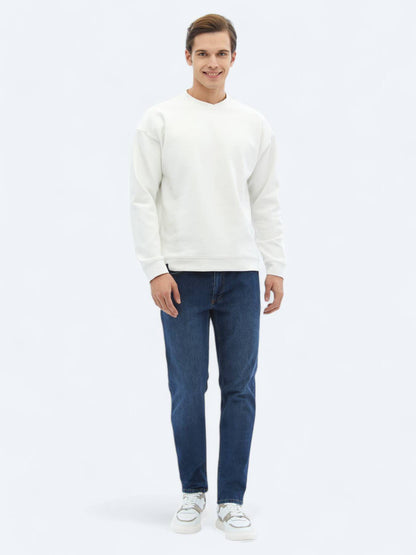 Doppelseitig bedrucktes Sweatshirt mit Rundhalsausschnitt