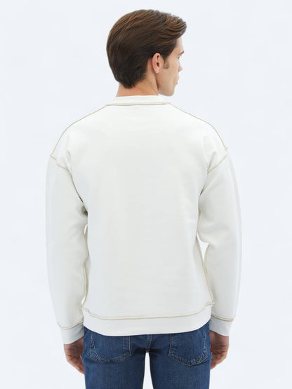 Doppelseitig bedrucktes Sweatshirt mit Rundhalsausschnitt