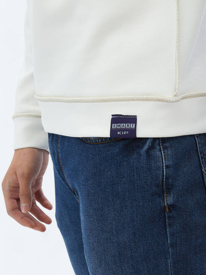 Doppelseitig bedrucktes Sweatshirt mit Rundhalsausschnitt
