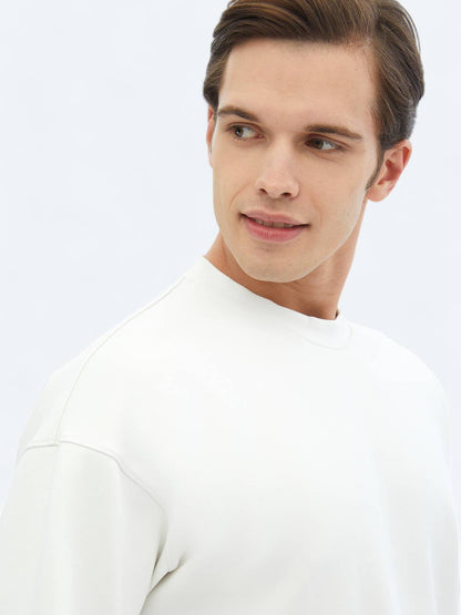 Doppelseitig bedrucktes Sweatshirt mit Rundhalsausschnitt
