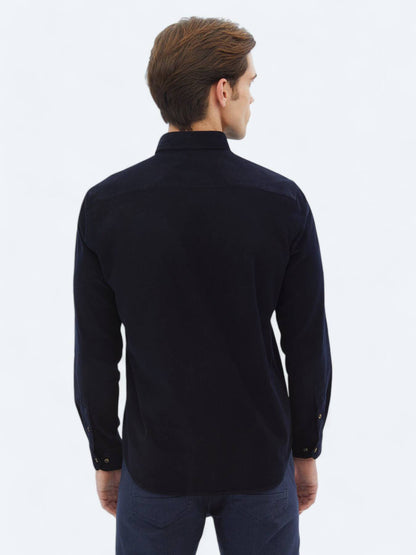 Kordstoff Regular Fit Woven Casual Hemd