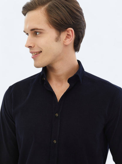 Kordstoff Regular Fit Woven Casual Hemd