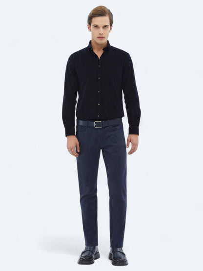 Kordstoff Regular Fit Woven Casual Hemd