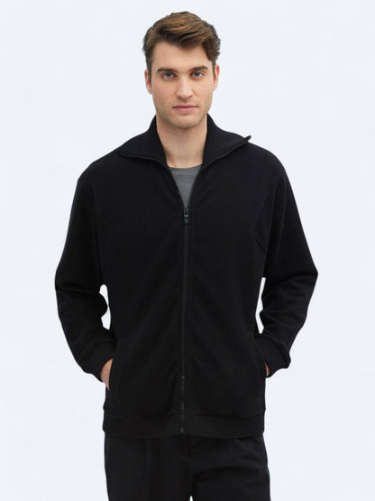 Sweatshirt mit hohem Kragen