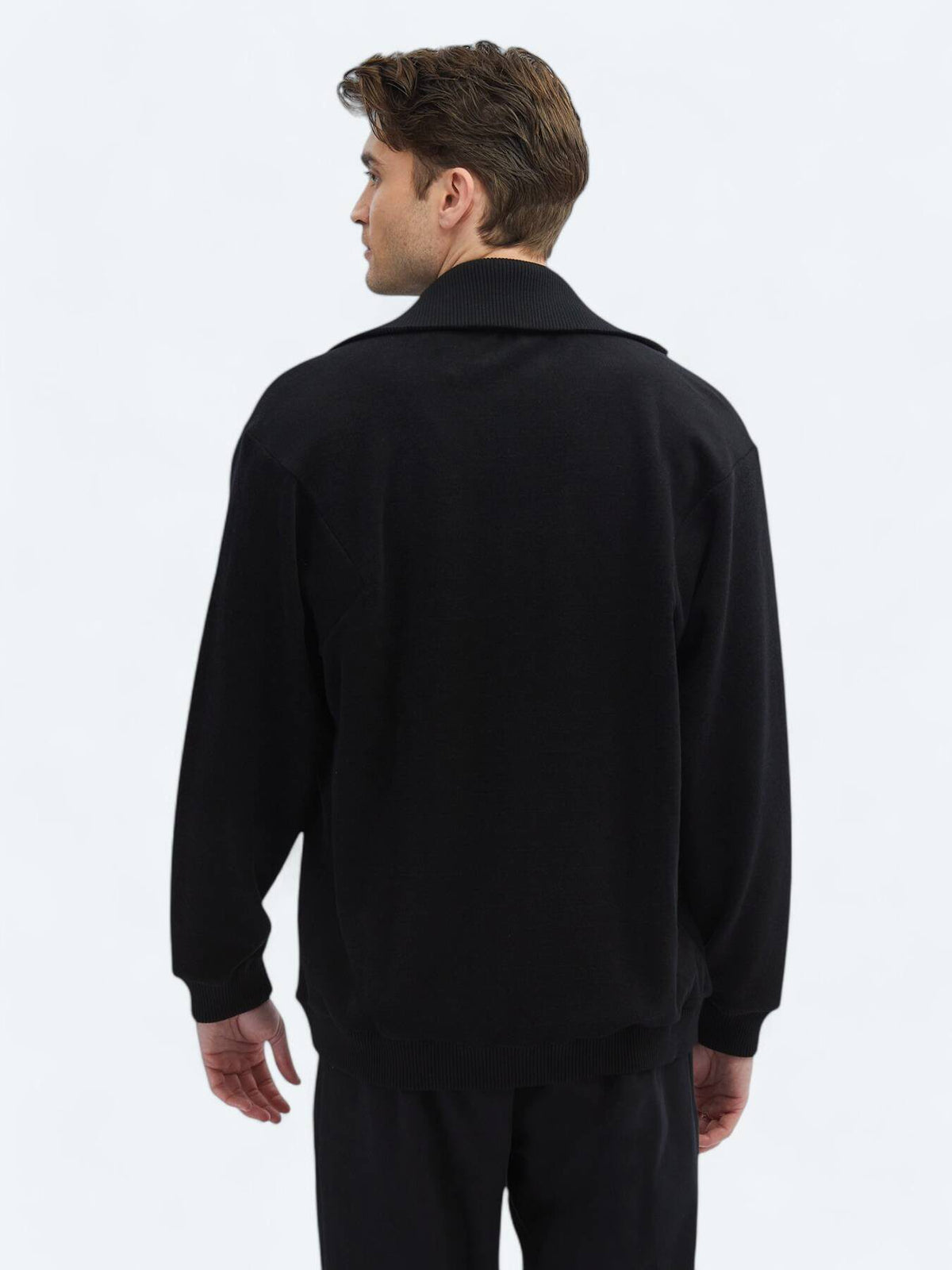 Sweatshirt mit hohem Kragen