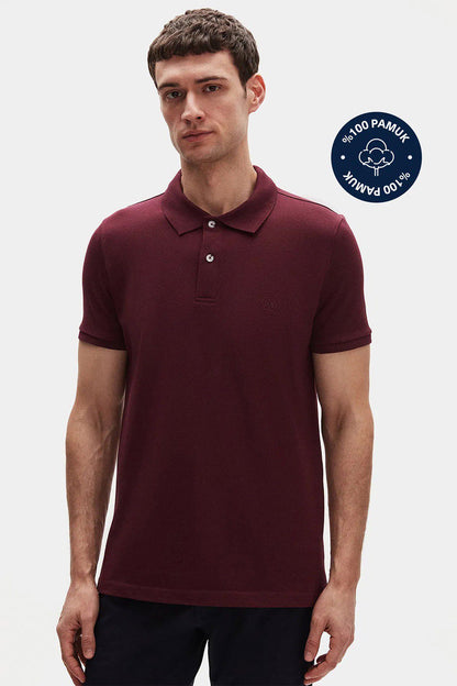 DS Damat Schwarzes Slim Fit Polo T-Shirt in Geschenkbox