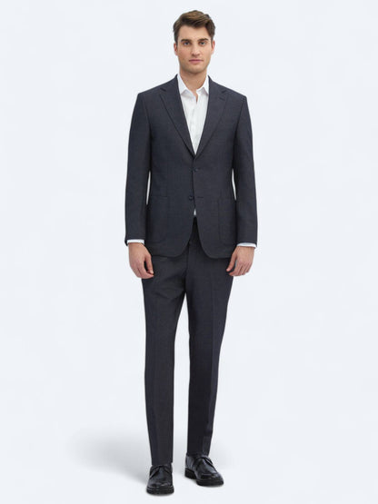 Gemusterter Modern-Fit-Anzug