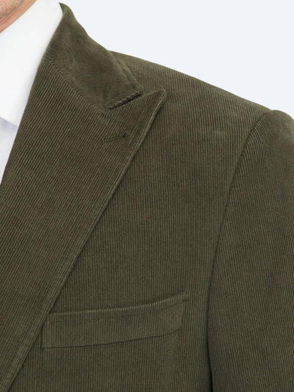 Haki Fitilli Modern Fit %100 Baumwolle Jacke