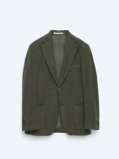 Haki Fitilli Modern Fit %100 Baumwolle Jacke